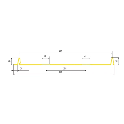 Panel dachowy z blachy BLACHODACH